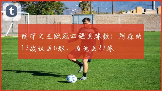 防守之王欧冠四强丢球数：阿森纳13战仅丢6球，马竞丢27球